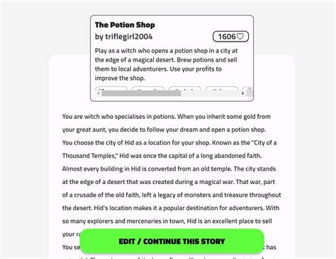 Create Custom Erotic Stories with AI .